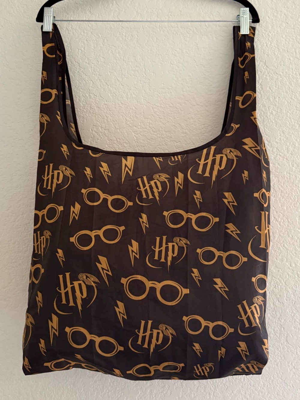 NWOT Harry Potter Dark Hallow Nylon Tote Bag~Foldable